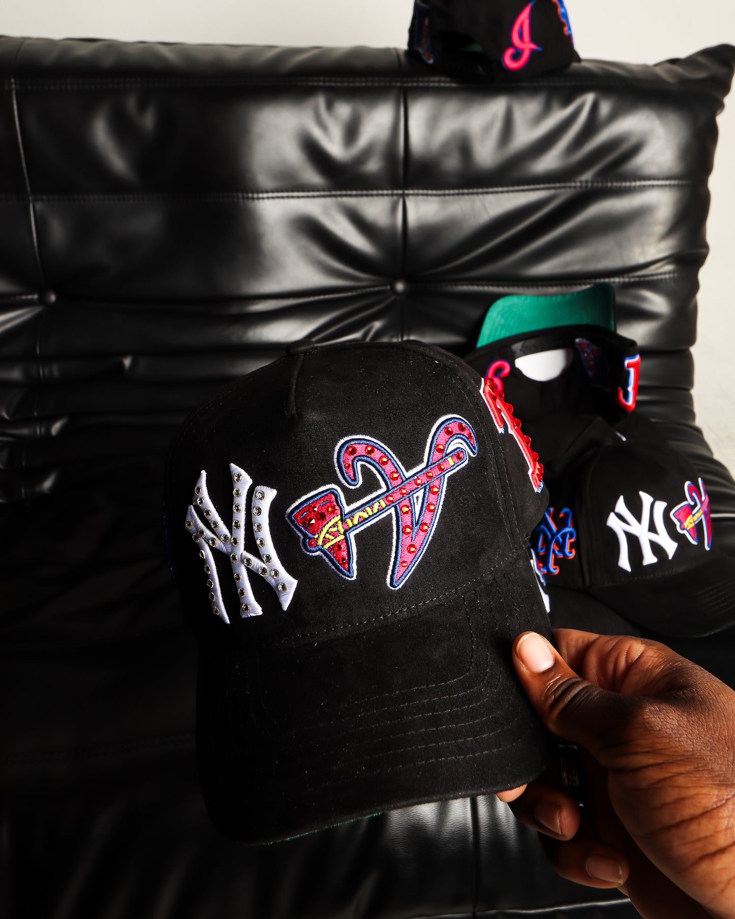 Rhinestone MLB Logo Bomb Snapback