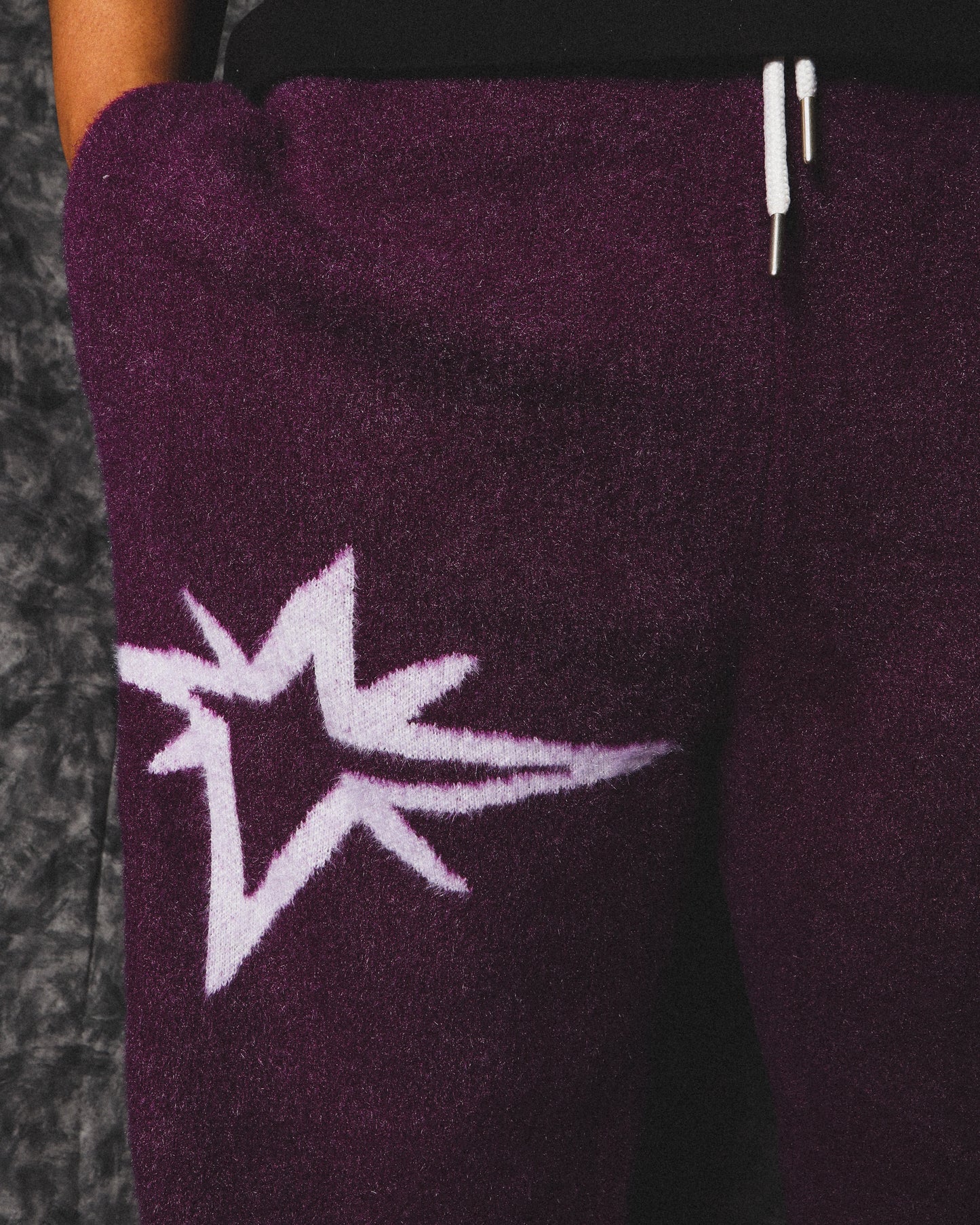 Eggplant Mohair Pant