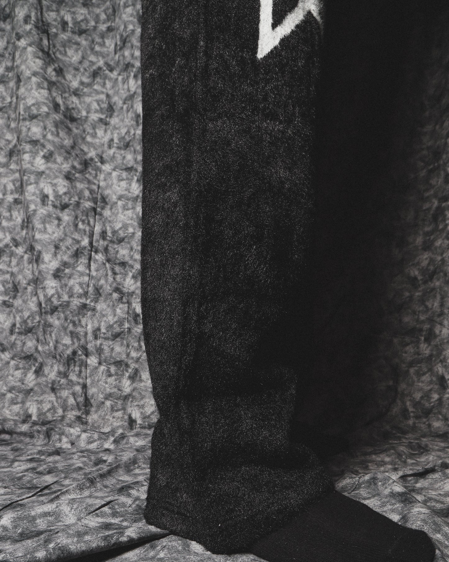 Black Mohair Pant